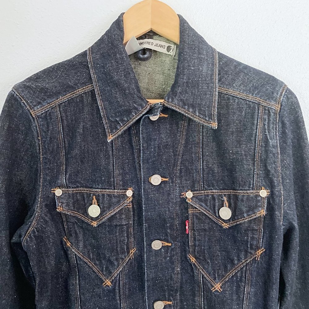 Levi's Vintage Engineered Jeans Denim Jacket - Type 3 - Dark Blue - Small
